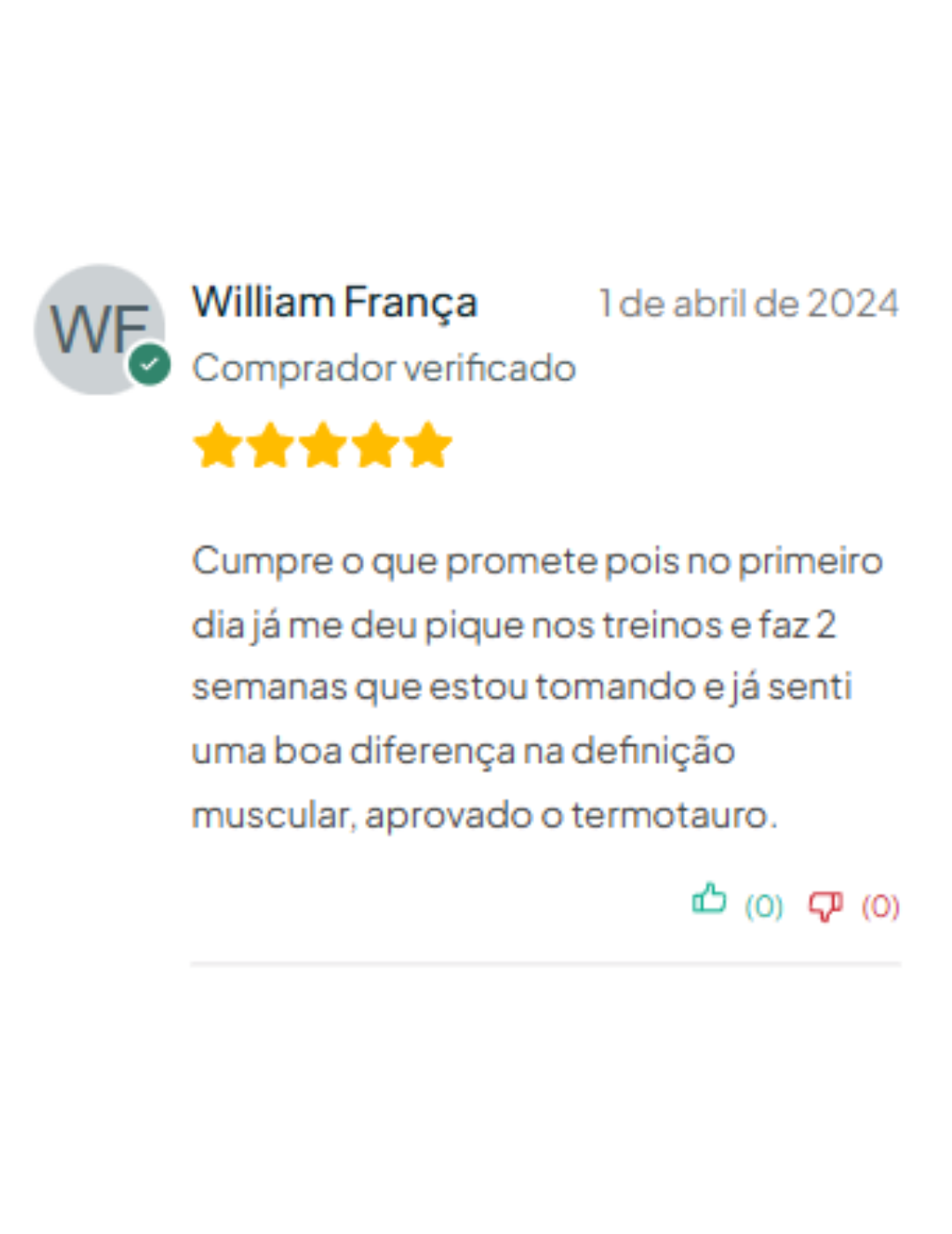 avaliacoes depoimentos termotauro abril