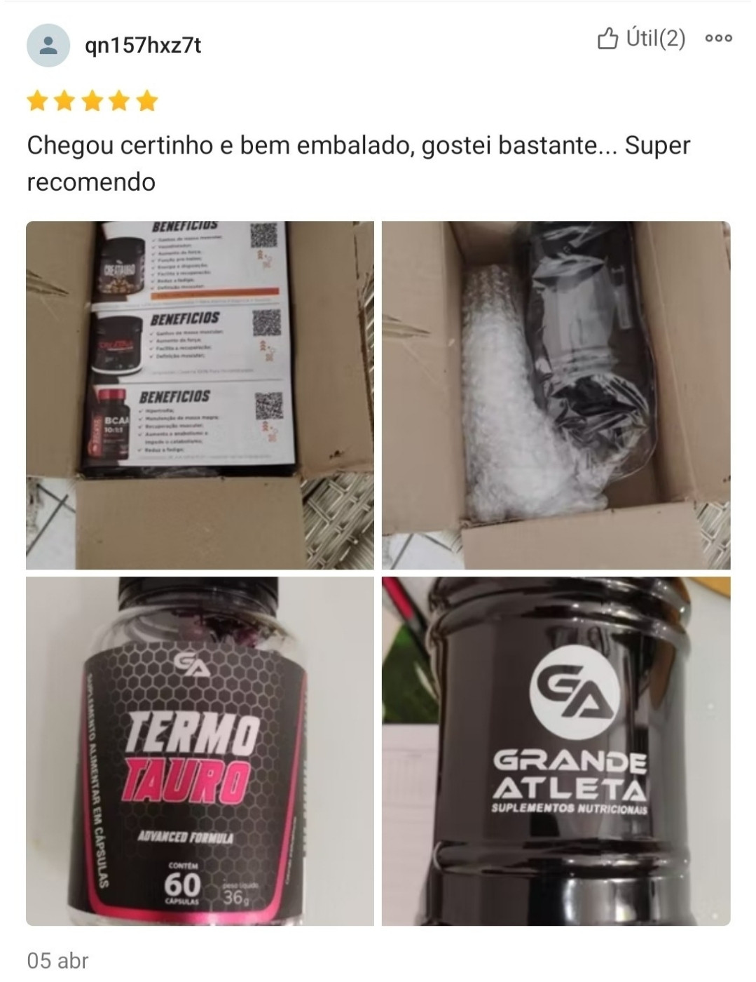 termotauro avaliação shopee 2