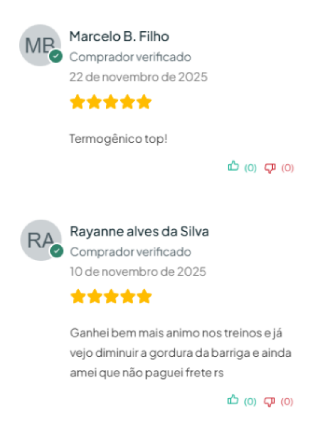 avaliacoes depoimentos termotauro 2025 - nov